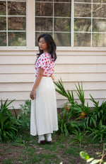 Dolman Top in Strawberry Cotton