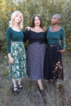 Trices Skirt in Black Linen