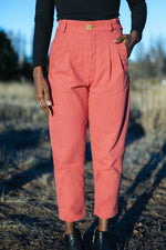 Perfect Pant in Red Sherbert Canvas