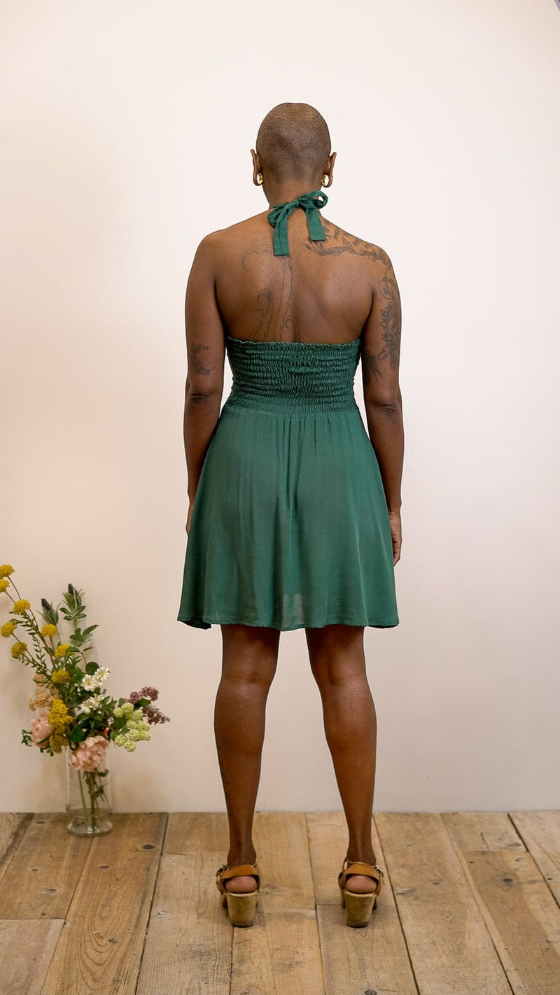Bedding Dress in Emerald Green Challis Field Day Bedding Dress in Emerald Green Challis Field Day