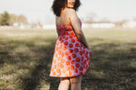 field day Dress Bedding Dress in Tomato