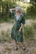 Field Day Dress Finley Dress in Slate Marigold
