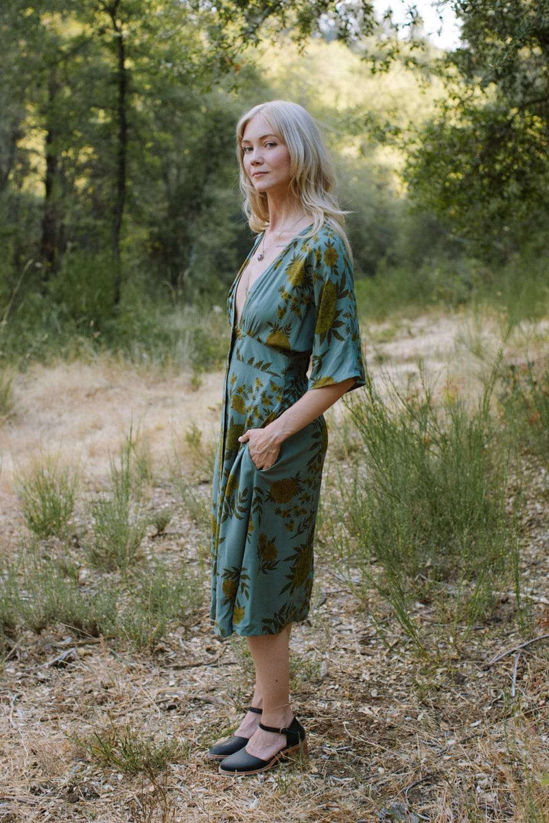 Field Day Dress Finley Dress in Slate Marigold