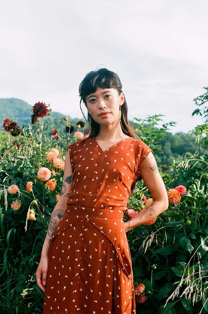Field Day Dress Xena Dress in Hazel Calico Flower