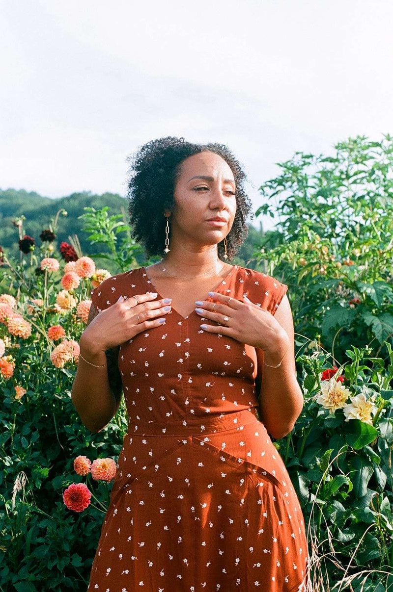 Field Day Dress Xena Dress in Hazel Calico Flower