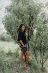 Perfect Shorts in Black Woodland Wonder