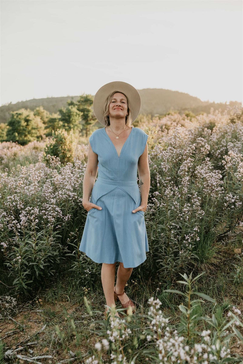 Spicy Xena in Cornflower Blue