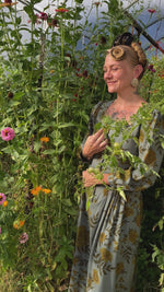 Prairie Dress in Slate Marigold