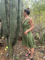 Sheet Dress in Green Sprout