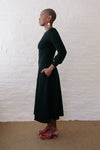 Simone Dress in Black Knit