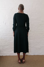 Simone Dress in Black Knit