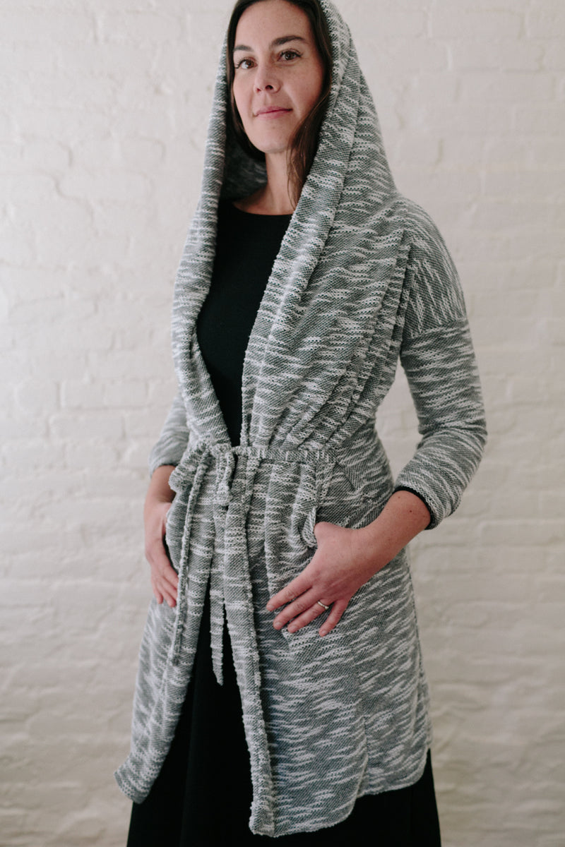 Mantle Jacket in Heathered Slub