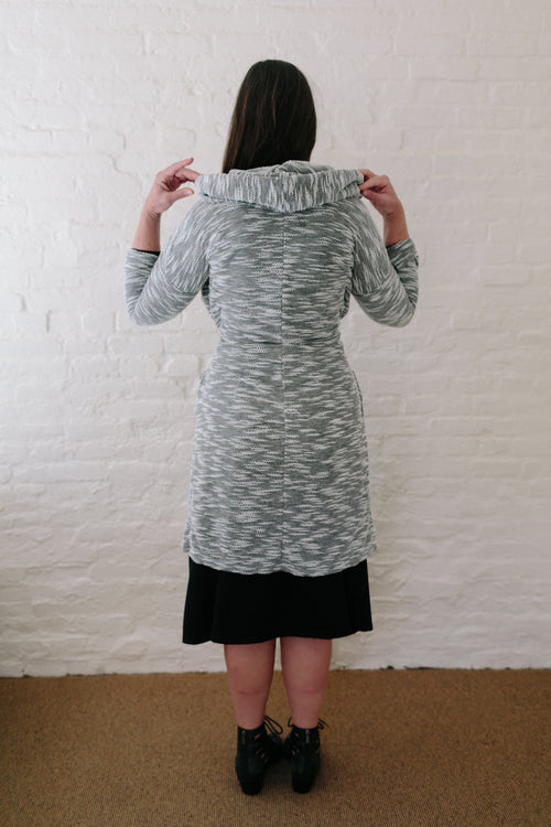 Mantle Jacket in Heathered Slub