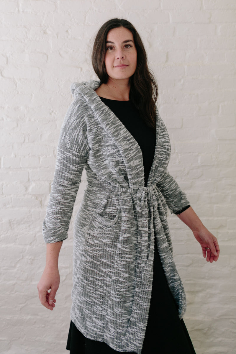 Mantle Jacket in Heathered Slub