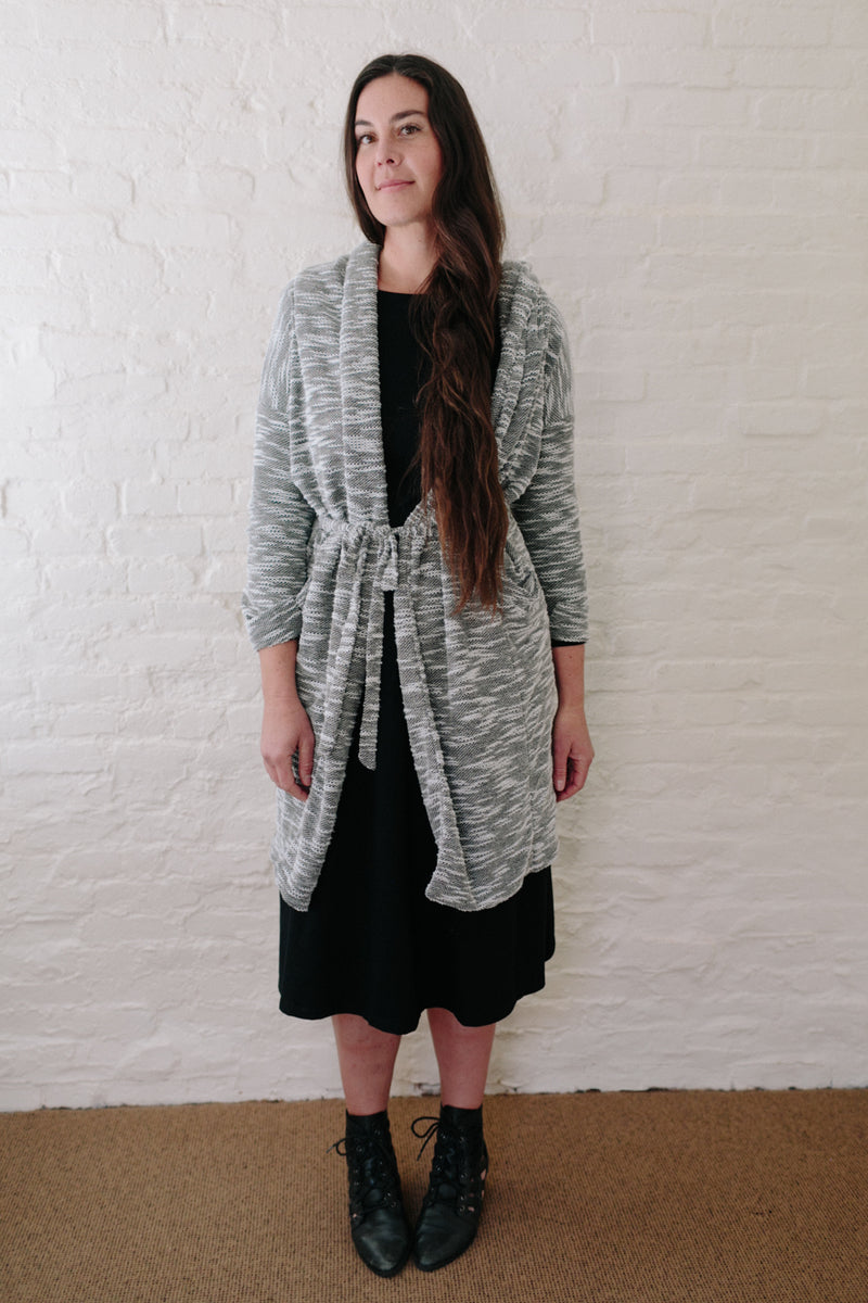 Mantle Jacket in Heathered Slub