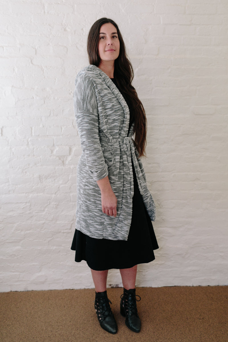 Mantle Jacket in Heathered Slub