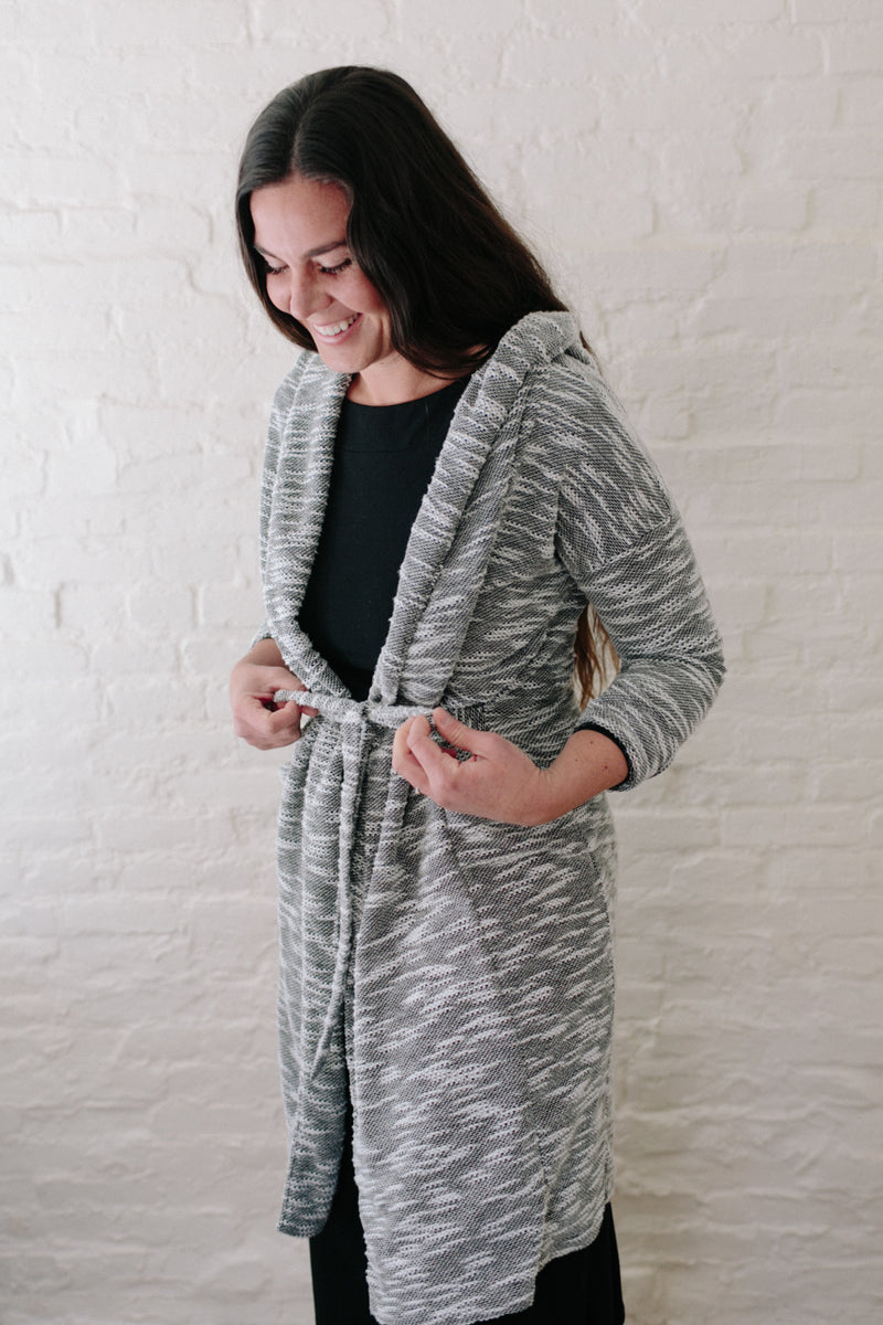 Mantle Jacket in Heathered Slub