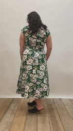 Xena Dress in Green Magnolia