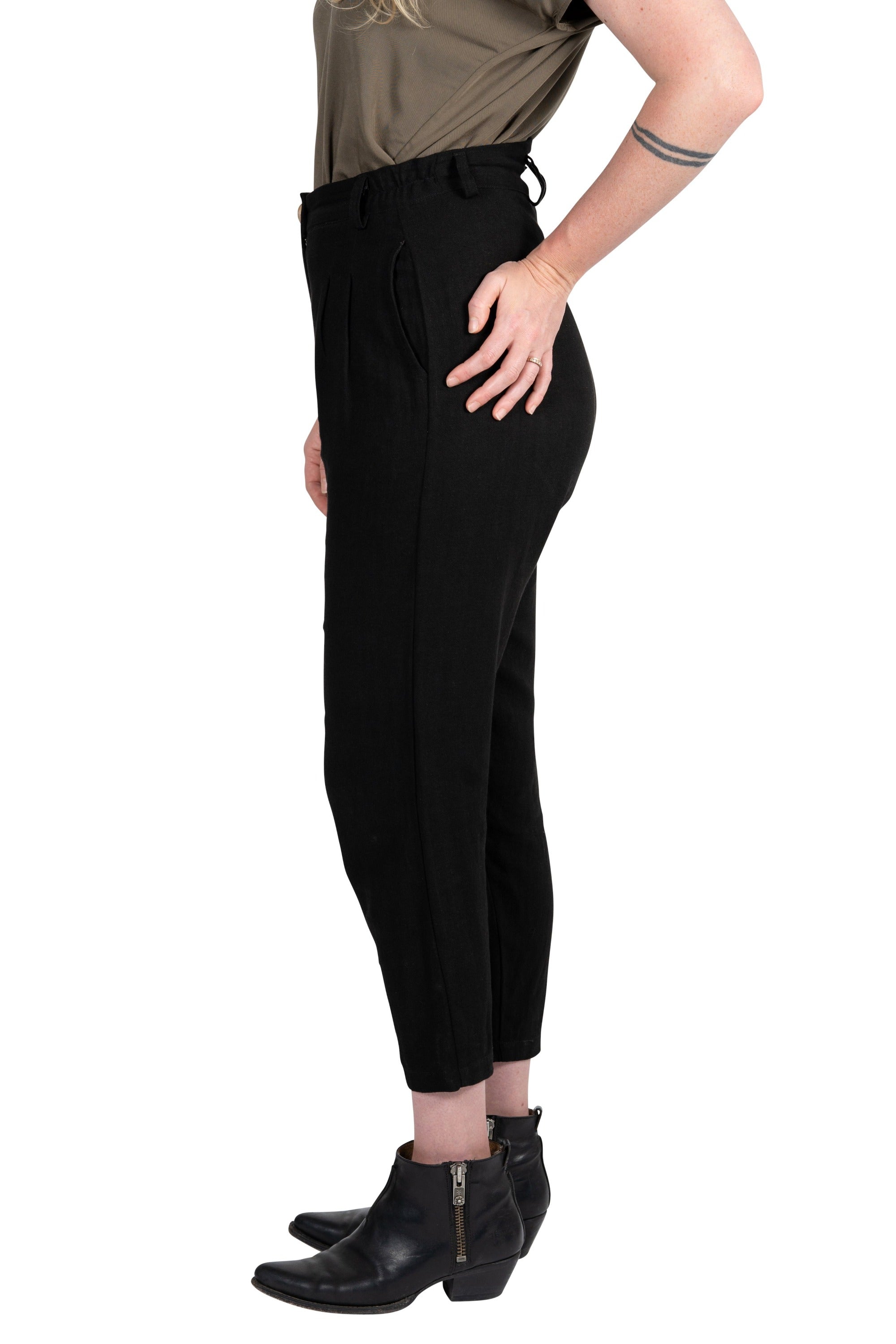 Perfect Pant 2.0 in Black Linen – Field Day