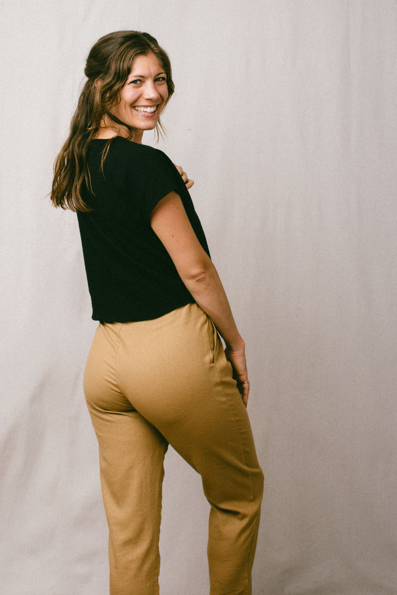 Perfect Pant 2.0 in Tawny Linen