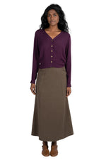 Olivia Skirt in Olive Tencel