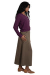 Olivia Skirt in Olive Tencel