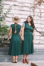 Xena Dress in Emerald Green