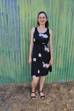 Hannah Dress in Black Magnolia