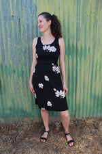 Hannah Dress in Black Magnolia