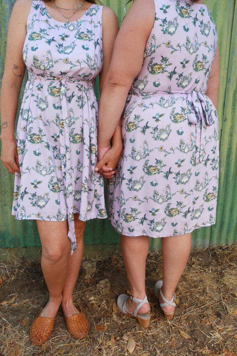 Hannah Dress in Totoro Challis