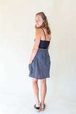 Rah Rah Skirt in Black Polka Dot