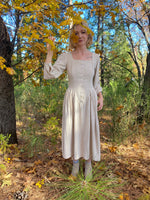 Prairie Dress in Oat Linen