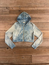 SIZE 2X Cropped Hoodie in Bamboo with Botanical Dyes