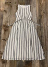Rhiannon Dress in Stone Stripe