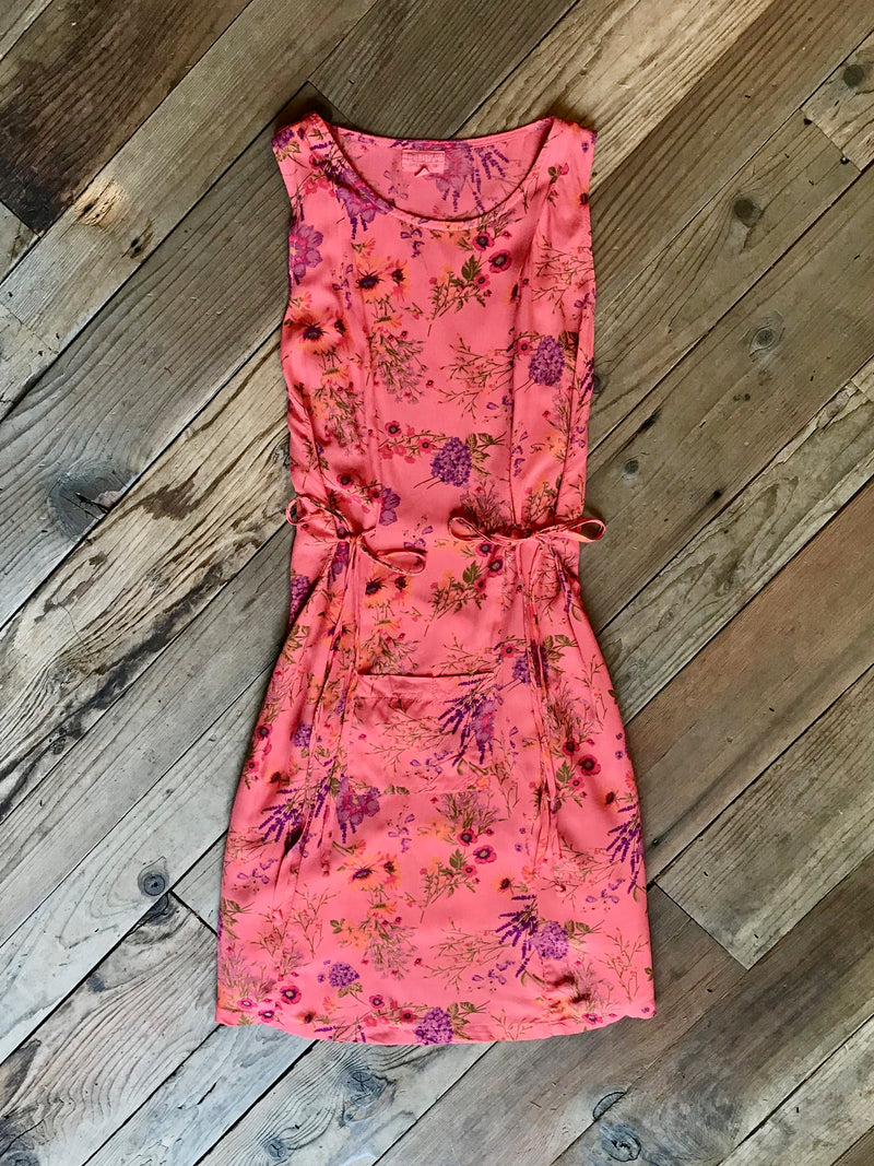 Tia Dress in Coral Floral