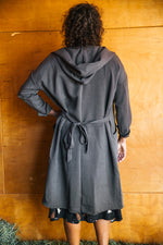Mantle Jacket in Slate Tencel