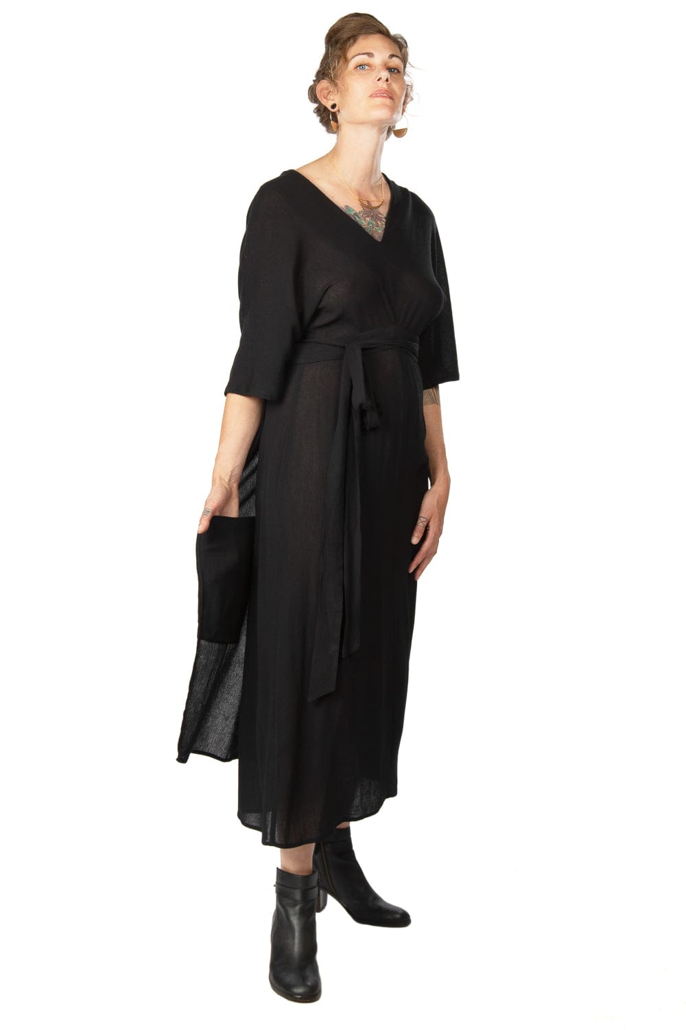 dianna evening wrap dress Cream Wrap Dress Diana
