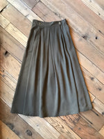 Rue Skirt in Olive Tencel