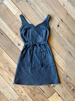 Wrap Dress in Dark Denim