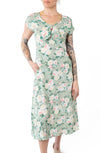 Tatiana Dress in Sage Floral