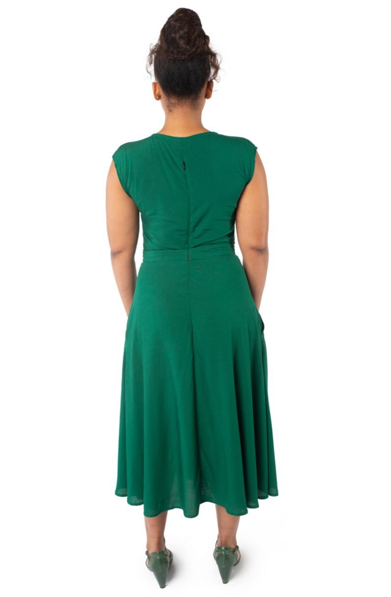 Xena Dress in 40's Green