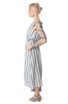 Rhiannon Dress in Stone Stripe