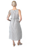 Rhiannon Dress in Stone Stripe