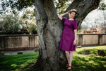 Ingrid Dress in Electric Violet